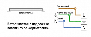 Армстронг Офис Премиум встраиваемый 28 Вт (кол. лед) - Документ 1